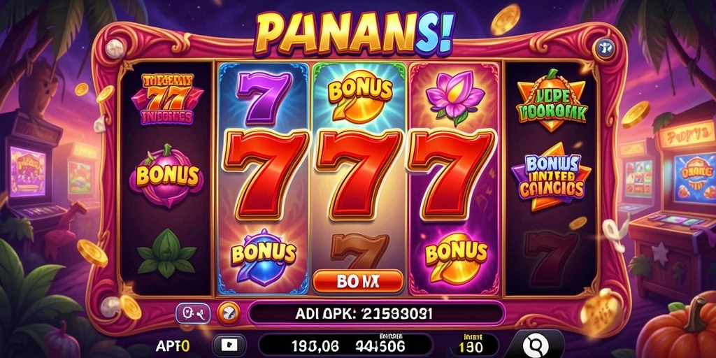 Tampilan utama dengan karakter pilihan dan latar belakang menarik.