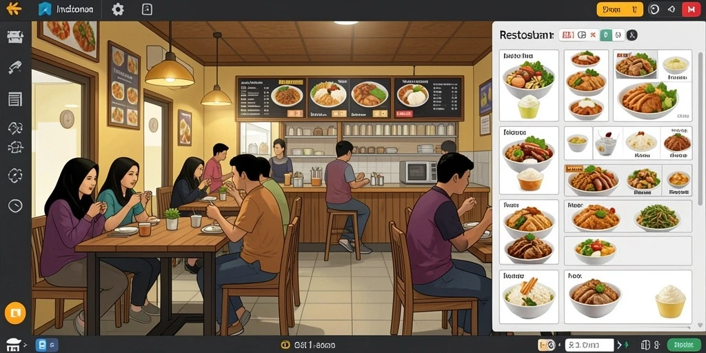 Antarmuka permainan yang menarik dan intuitif.