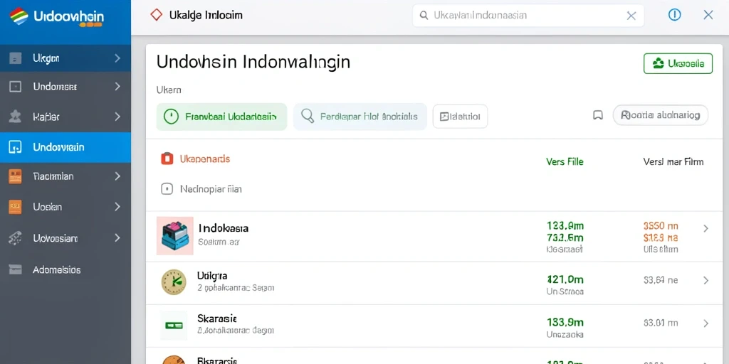 Tampilan antarmuka yang ramah pengguna.